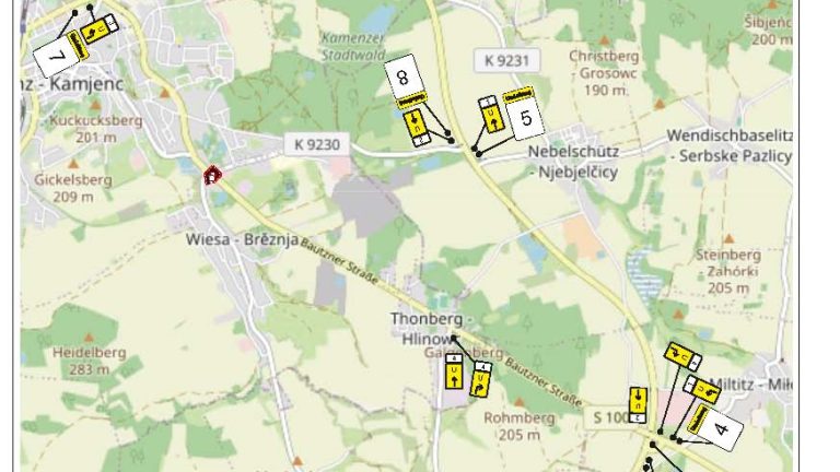 Kamenz: Vollsperrung Bautzener Str./Nebelschützer Str.