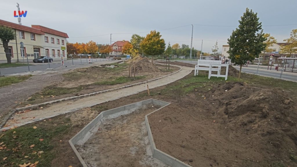 Elsterwerda: Am Bahnhof entsteht eine Bürgerinsel