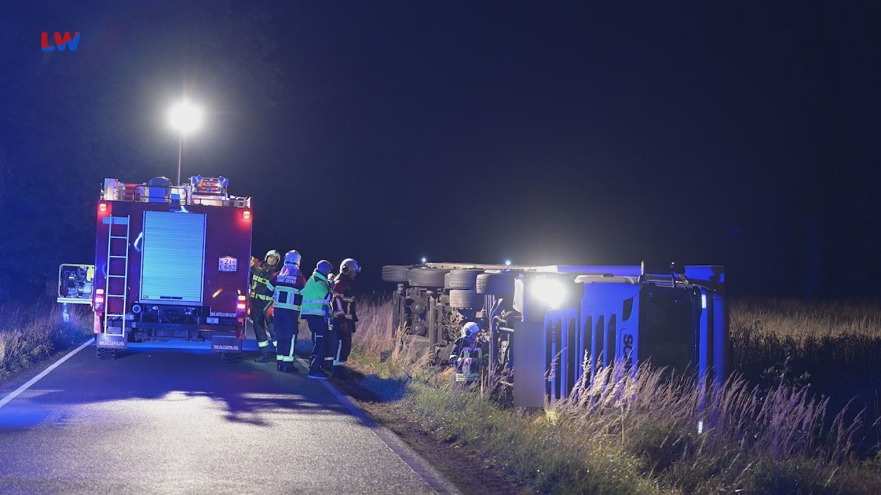 Großhennersdorf: LKW-Unfall
